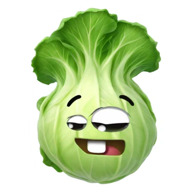 Cabbage jamming to music ￼ sticker