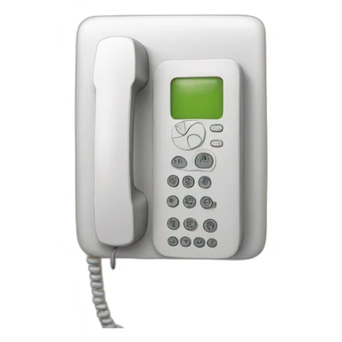 House phone on the wall sticker