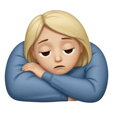 emoji to express extreme physical and mental exhaustion sticker