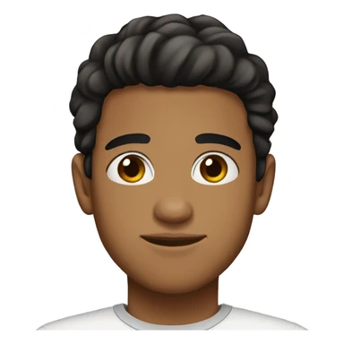 22 year old man brown eyes black hair brown light skin sticker