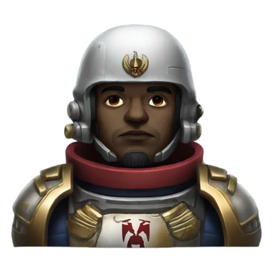space-marine-40k salute sticker