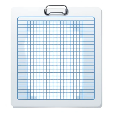 document sheet with structured blocks sticker