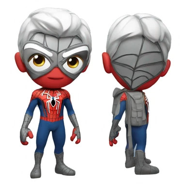 3D Style Spider-Man sticker