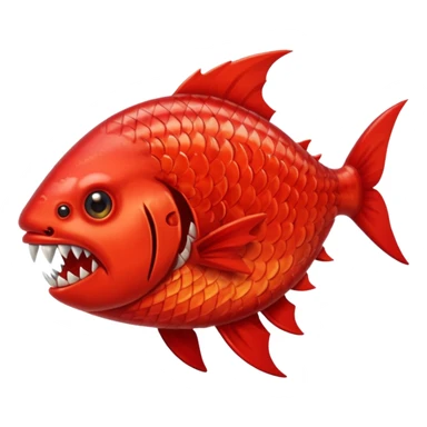Piranha sticker
