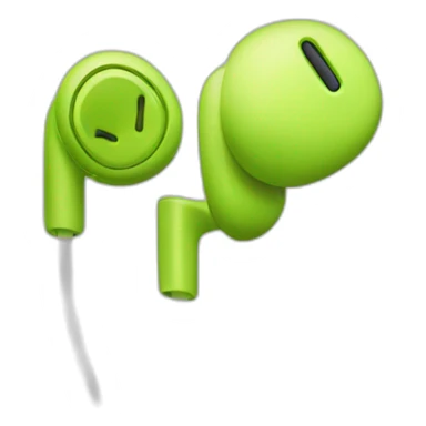 wireless earphones from apple. sticker