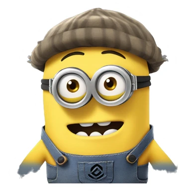 Minion Carl from minion rush sticker