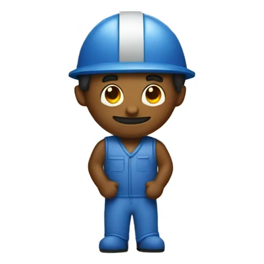 Blueprint man sticker