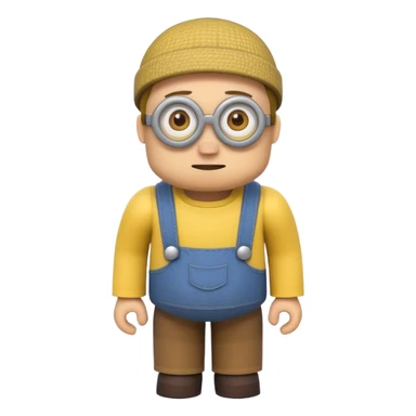 minion as a minecraft villager sticker