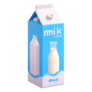 milk carton sticker