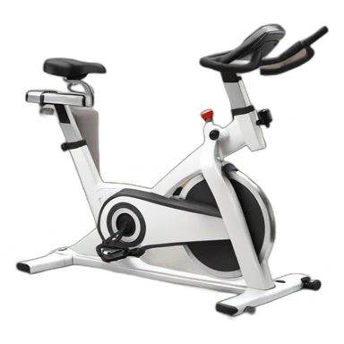 realistic exercise bike sticker