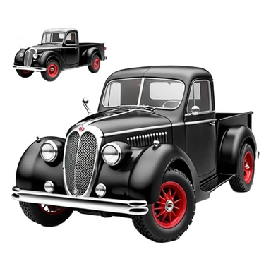 1:10 off-road lcg smoking Basher Wednesday Adam’s 1954 blackened tarnished hotrod streamlined anime jaguar extended cab rc pickup (ridiculously extra wide low-profile pin tires without fenders) sticker