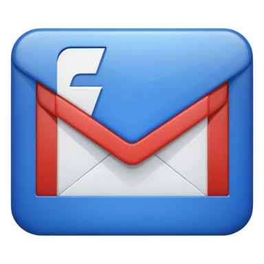 Gmail with the letter “E” on it sticker