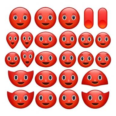 pack of reb emodjis sticker