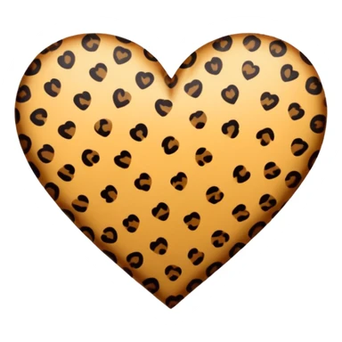 Cuore leopardato  sticker