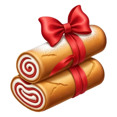 Trdelnik with a bow sticker