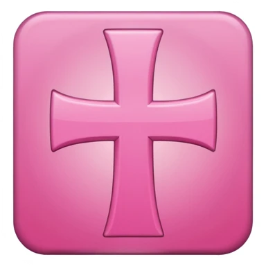 mac os icon pink cross join add sticker
