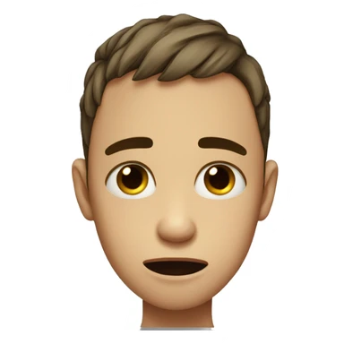 crying with tears boy sticker