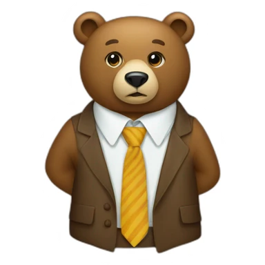 BEAR TIE sticker