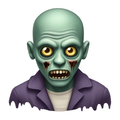 funny creepy zombi sticker