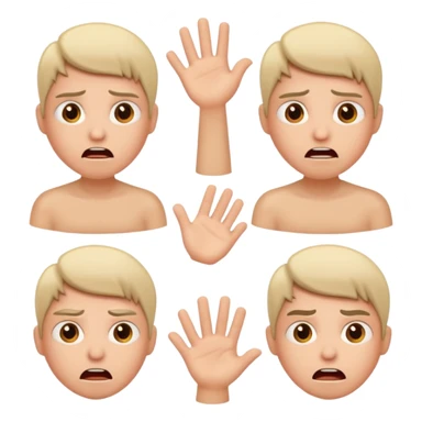 😏+😳+😠+🥺 sticker