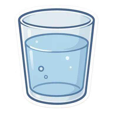 water cup sticker