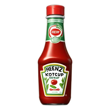 Heinz Ketchup bottle sticker