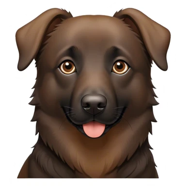Un chien berger  belge croisé labrador  sticker