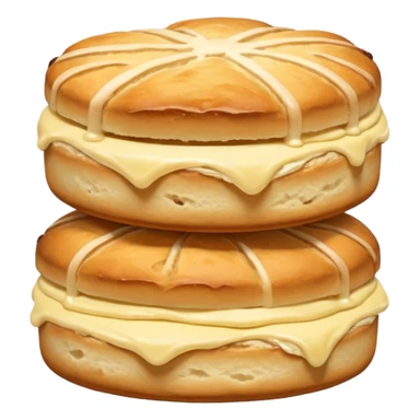 just one  - not layered with anything scones sticker