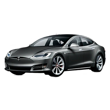 Tesla Model S Grey sticker