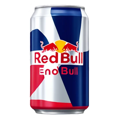 Red Bull energy drink can  sticker