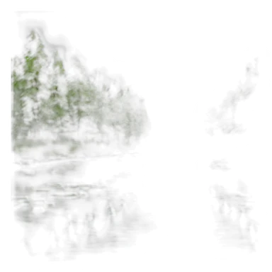 river from latvia a lot of trees sticker