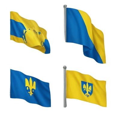 Kyiv flag emoji sticker