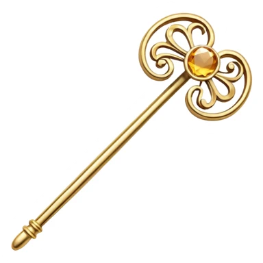 gold hairpin



 sticker