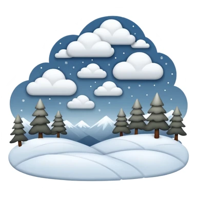 snow skies sticker