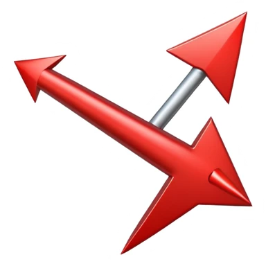 big red arrow sticker