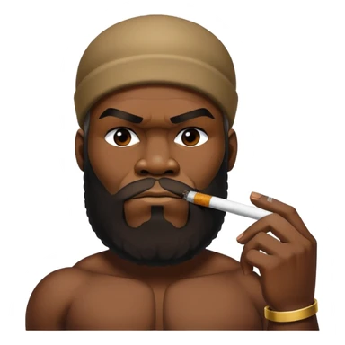 kimbo slice smoking  sticker