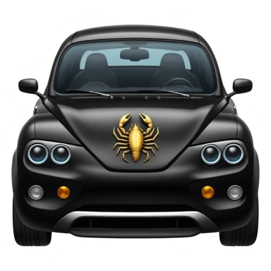 black scorpio n car sticker