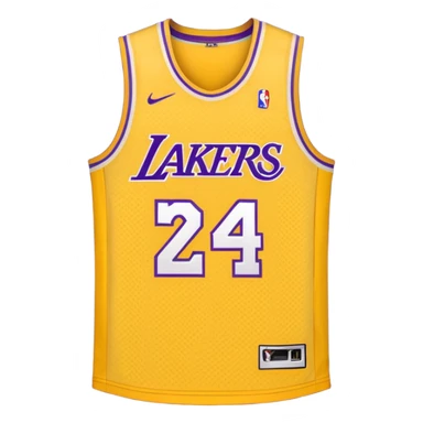 los angeles lakers jersey sticker