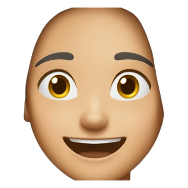 the girl is delighted and rejoices sticker