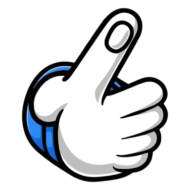 thumbs up like button social media sticker