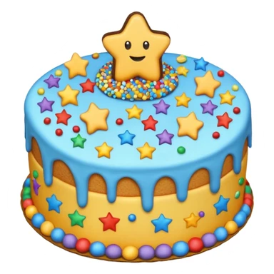 cosmic cake sticker