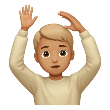 Boy doing a dab sticker