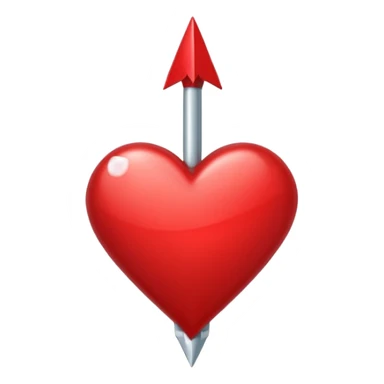 red arrow with heart sticker