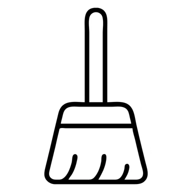A cleaning tool sticker