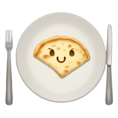 Garlic naan plate sticker