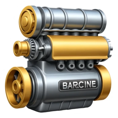 create an emoji of Barcengine is the superpower name The engine that keeps everything moving sticker
