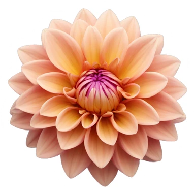 dahlia flower sticker