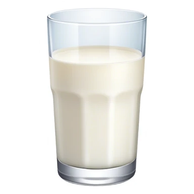 Milk in glas sticker