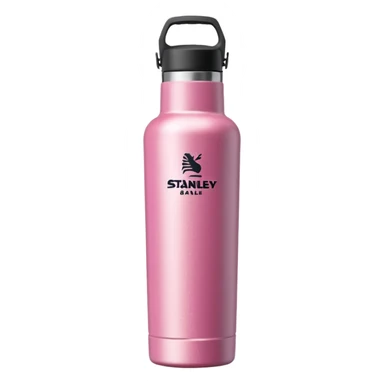 Garrafa Stanley pink sticker