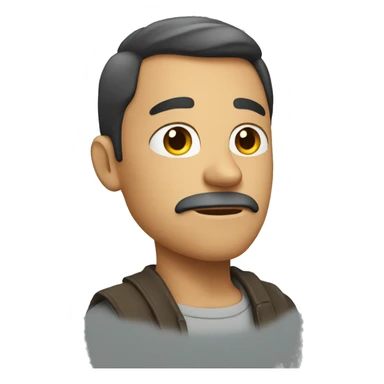 a man rejecting sticker